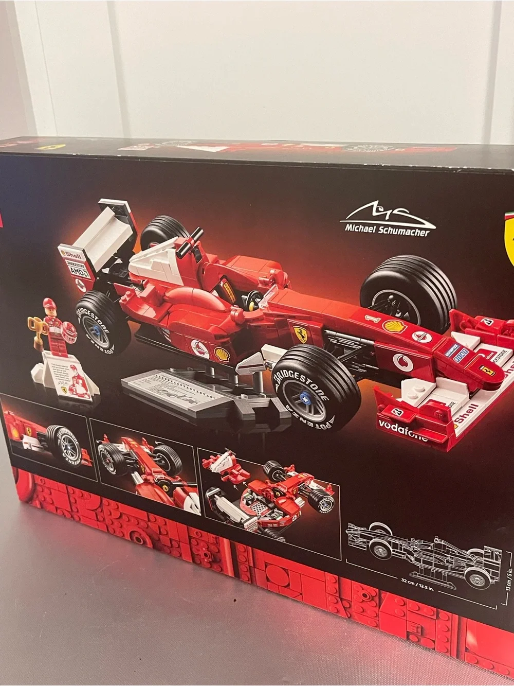Lego Icons Ferrari F2004 & Michael Schumacher 11375 735Pcs 18+ NIP -Sealed